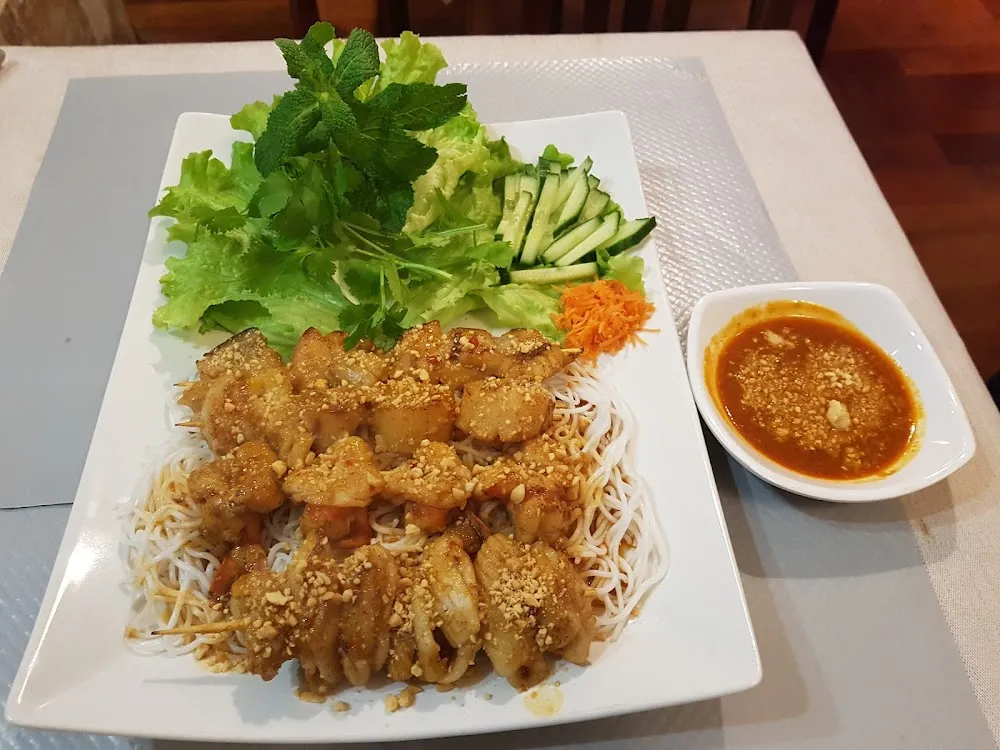 Brochettes Aux Fruits de Mer